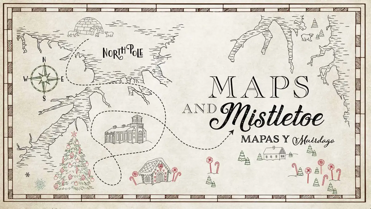maps and mistletoe